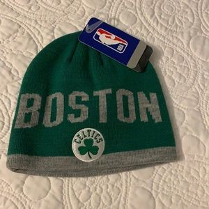 Boston Celtics beanie hat